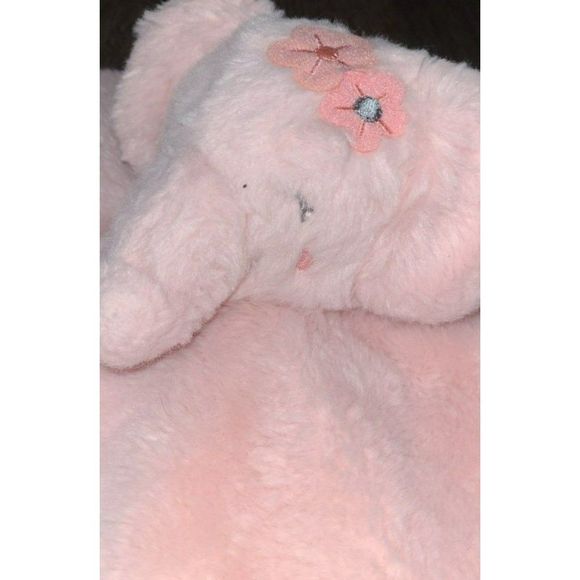 Parents Choice Pink Elephant Lovey Plush Security Blanket - Picture 2 of 5